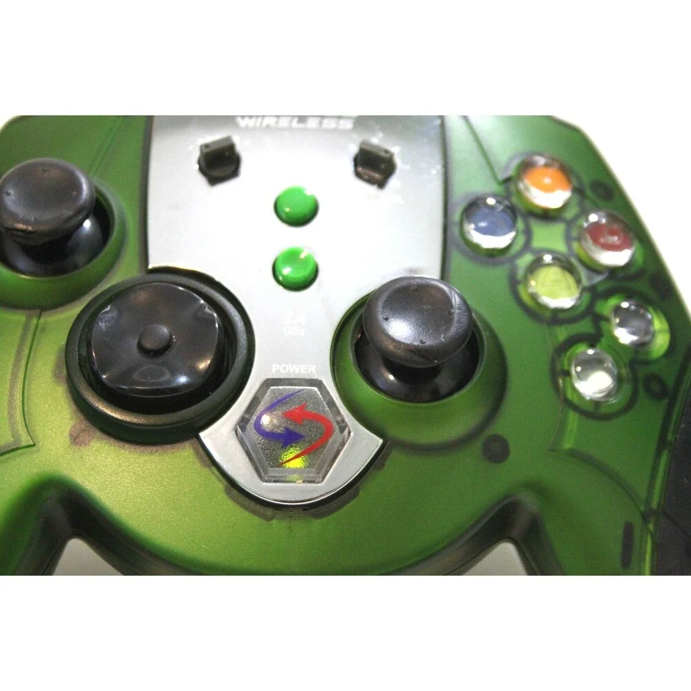 Nyko Air Flo EX Wireless Xbox Controller Green Built In Fan Cooling